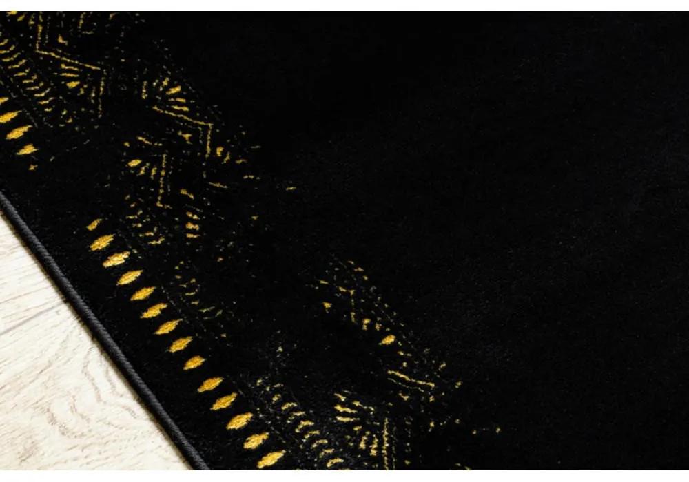 Kusový koberec Edina čierny atyp 60x250cm