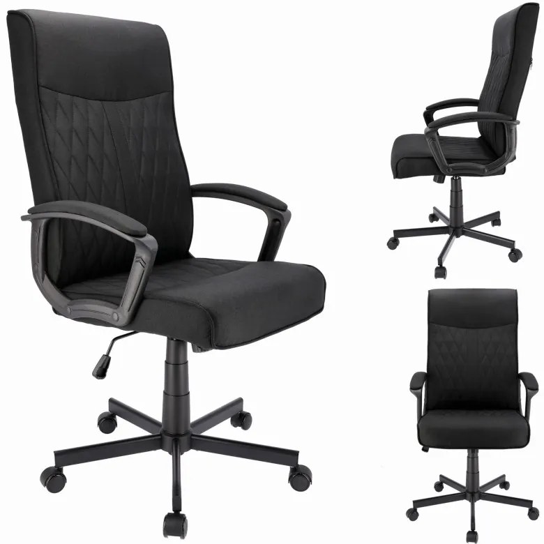 Dekorstudio Kancelárske otočné kreslo COMFORT - čierne