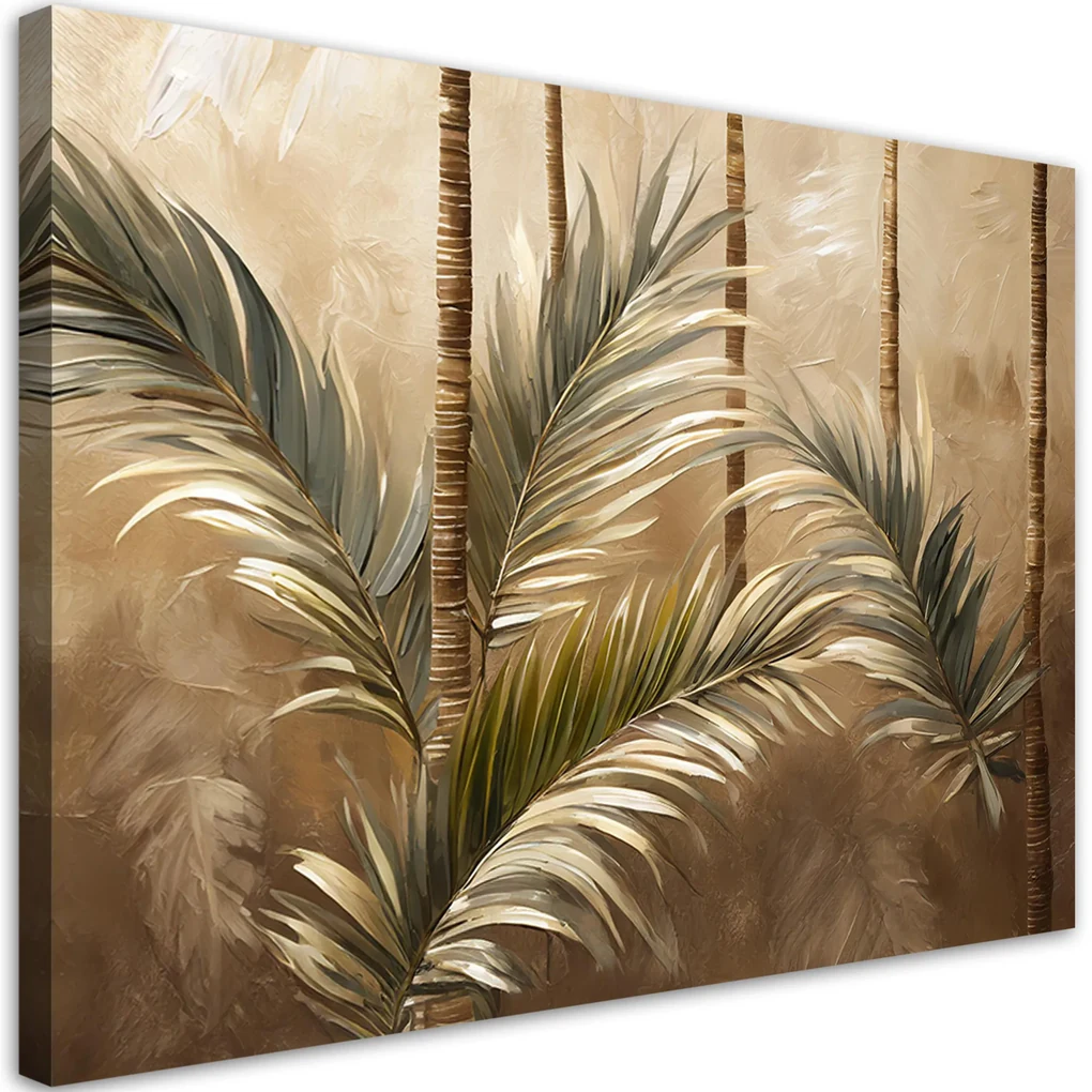 Gario Obraz na plátne Palmy Boho Príroda Rozmery: 100 x 70 cm