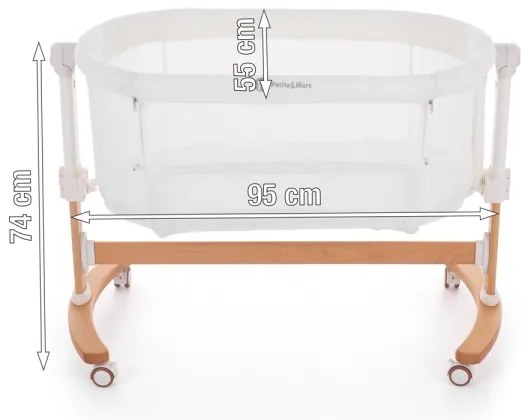 PETITE&MARS - Detská postieľka 2v1 GLORY