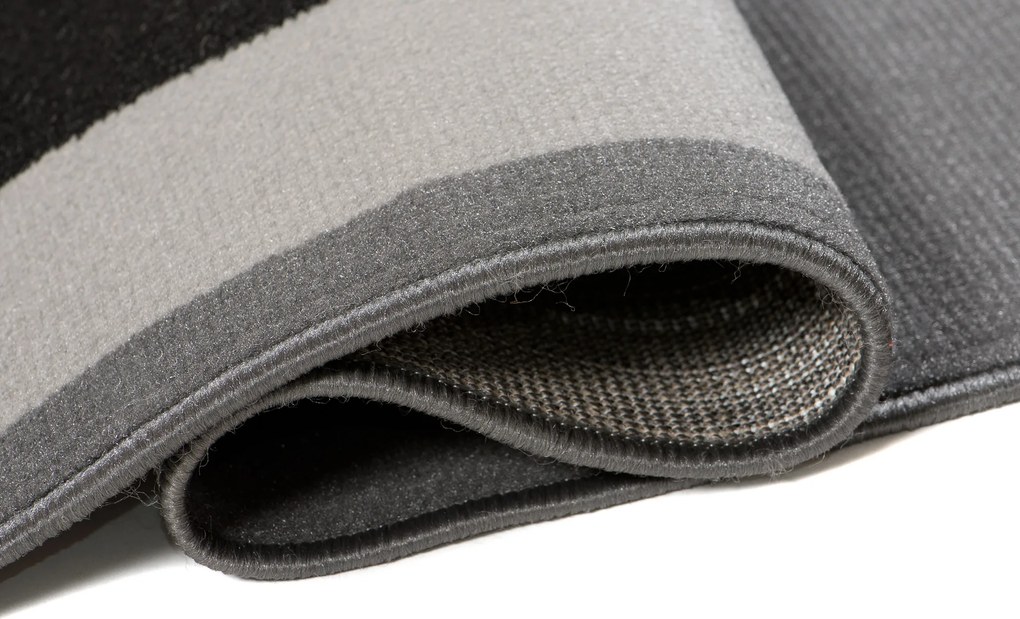 TA Koberec T968A DARK GRAY CHEAP PP CRM Sivý Obdĺžnikový Rozmer: 80x150 cm
