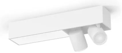 Philips-LED RGBW Stmievateľné bodové svietidlo Hue CENTRIS 2xGU10/4,2W+ LED/11W