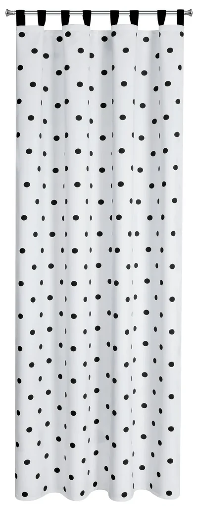 ZATEMŇOVACÍ ZÁVES NA PÚTKACH BUSA 140X270 CM VZOROVANÁ