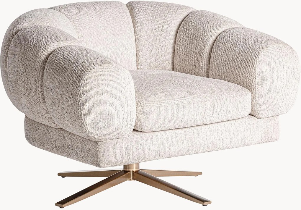 Ženilkové otočné kreslo Elise