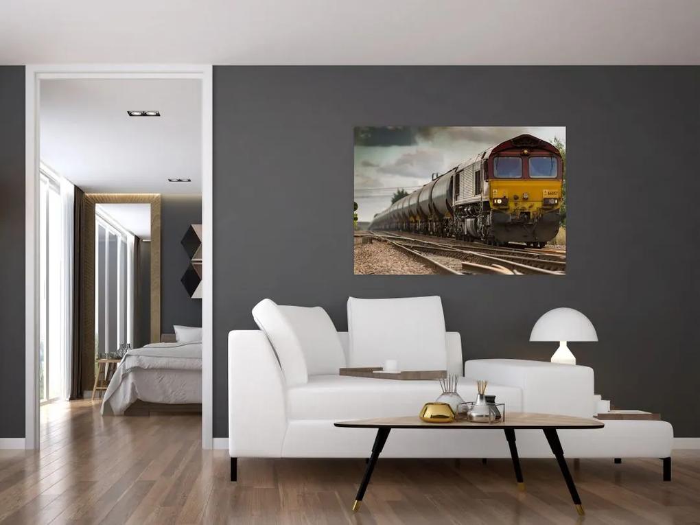 Obraz - idúci vlak