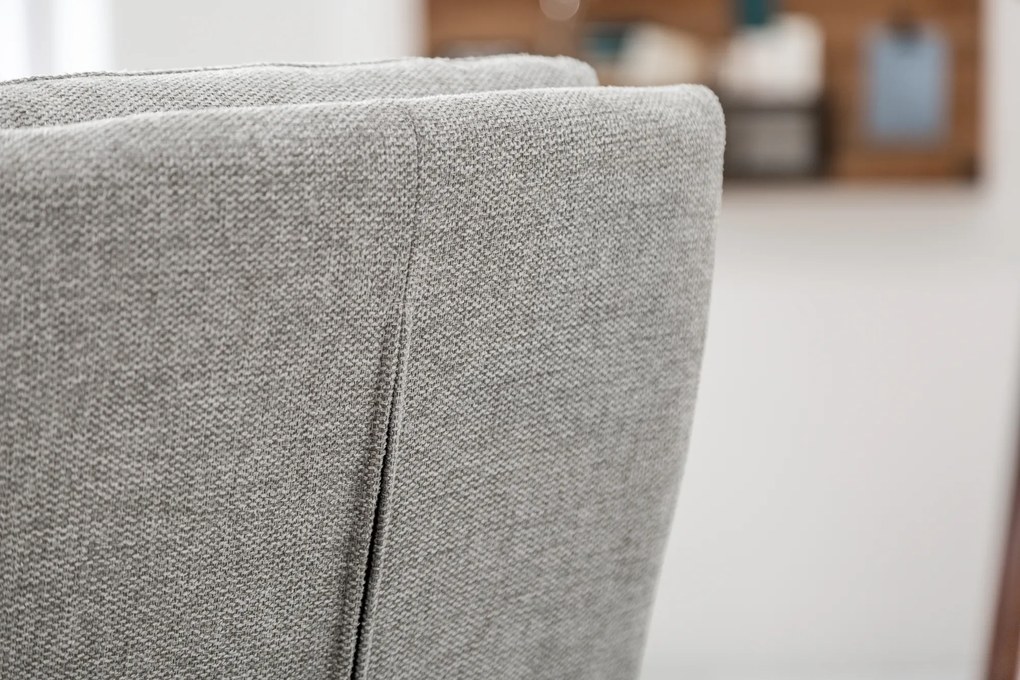 Stolička konzolová Comfort štruktúrovaný materiál svetlošedá