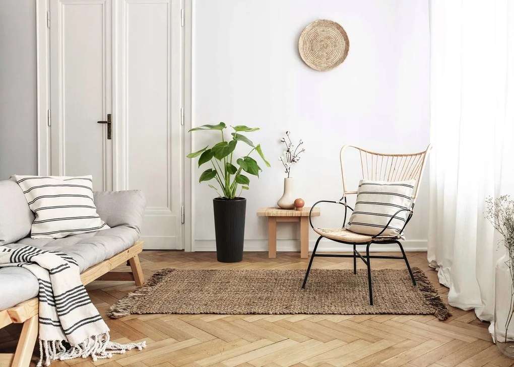 Kvetináč URBANIKA ECO 46 cm čierny