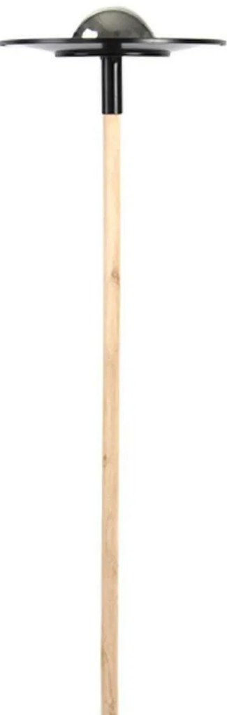 Zapichovacie napájadlo pre vtáky Globe, 116,5x26,5 cm, kov, čierna