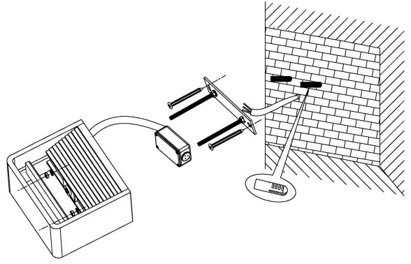 Eglo 96497 - LED Vonkajšie nástenné svietidlo DONINNI 1xLED/6W/230V
