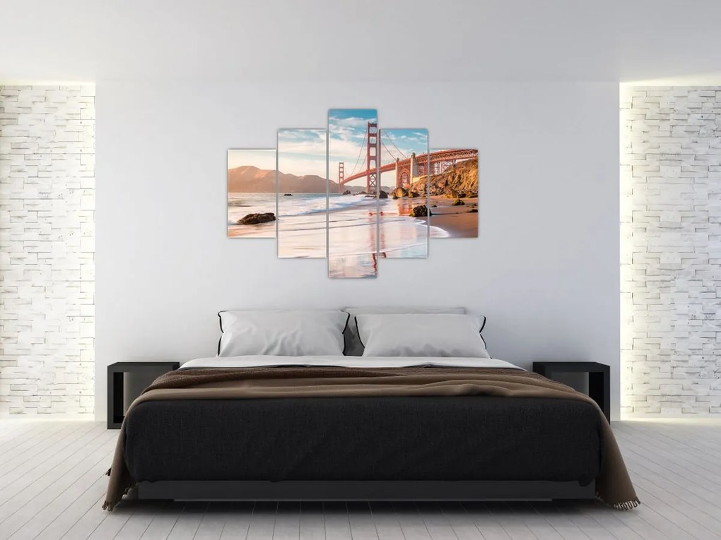 Obraz - Golden Gate Bridge (150x105 cm)