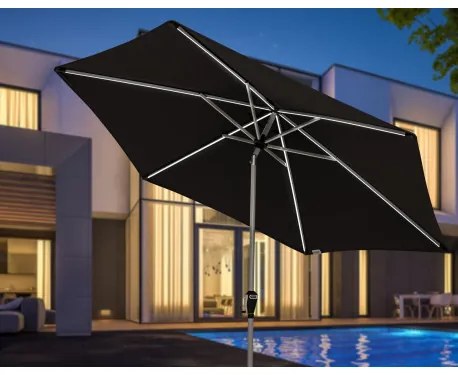 Doppler ACTIVE 3 m - naklápaci slnečník s LED osvetlením - 2. akosť (S306)