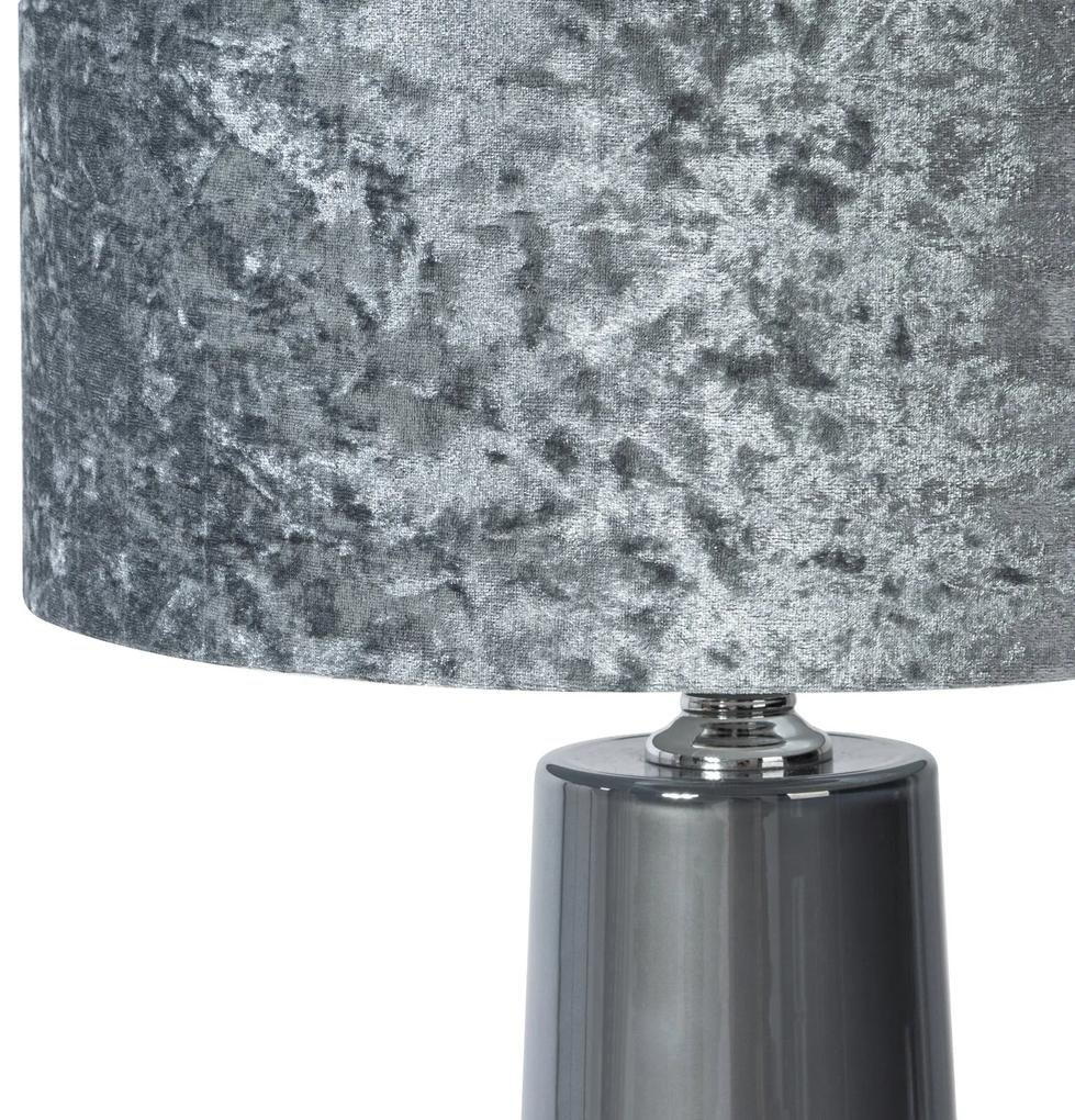 Stolná lampa Moly 33x23x57 cm sivá