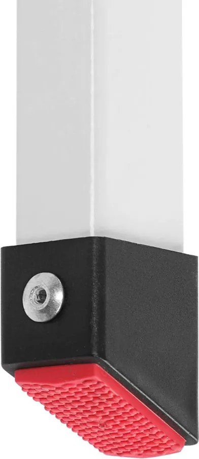 Skladacie schodíky STEP, 3 stupne, max. 150kg, biela/čierna SongmicsHome