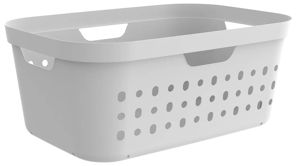 Rotho Kôš na bielizeň, kôš na prádlo, ohybný, JONA, 39 l, biely