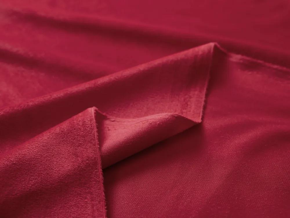 Biante Zamatový záves Velvet Prémium SVP-007 Malinovo červený - šírka 270 cm 270x250 cm