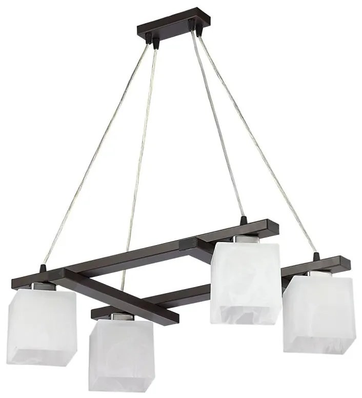 Jupiter 1098 - PO4 - Závesný luster POLA 4xE27/60W/230V wenge