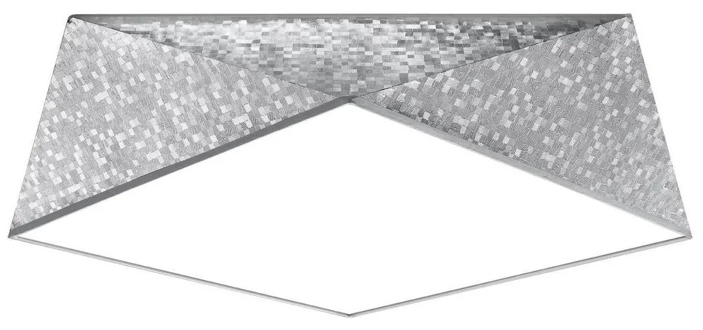 Stropné svietidlo HEXA 3xE27/60W/230V strieborná