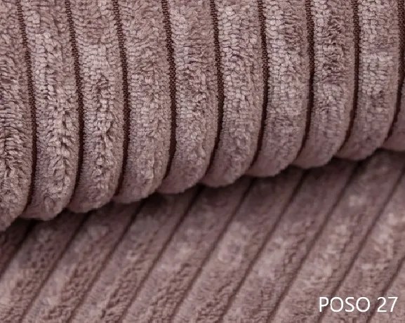 Rohová sedačka Denia (P) (púdrovo ružová). Akcia -20%. Vlastná spoľahlivá doprava až k Vám domov. 1133122