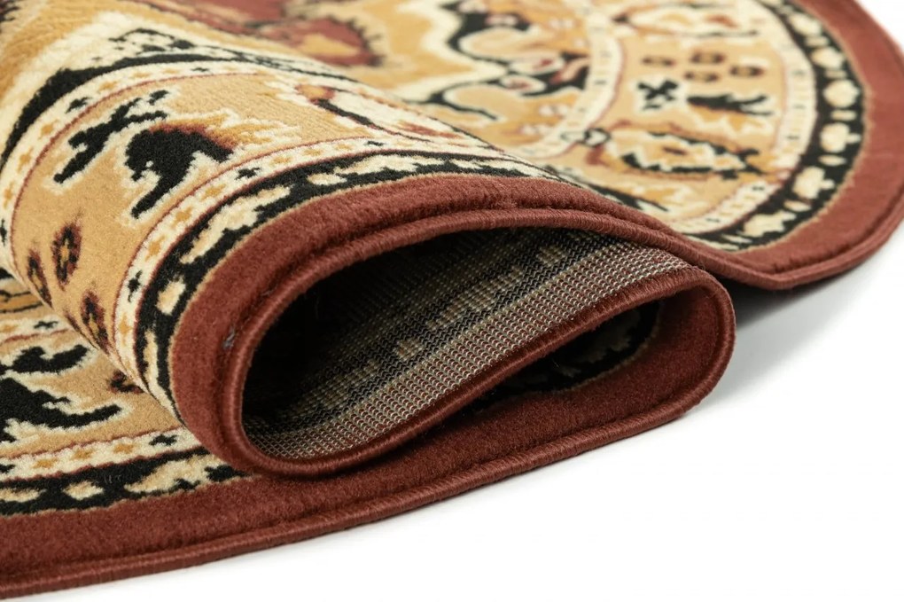 TA Koberec E951A HNEDÝ ATLAS PP OV Rozmer: 140x200 cm