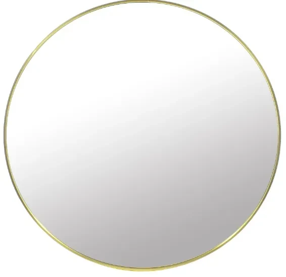 TRENDIE Zrkadlo 70 cm so zlatým rámom