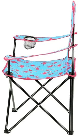Skladacia stolička NILS Camp NC3045 Flamingos