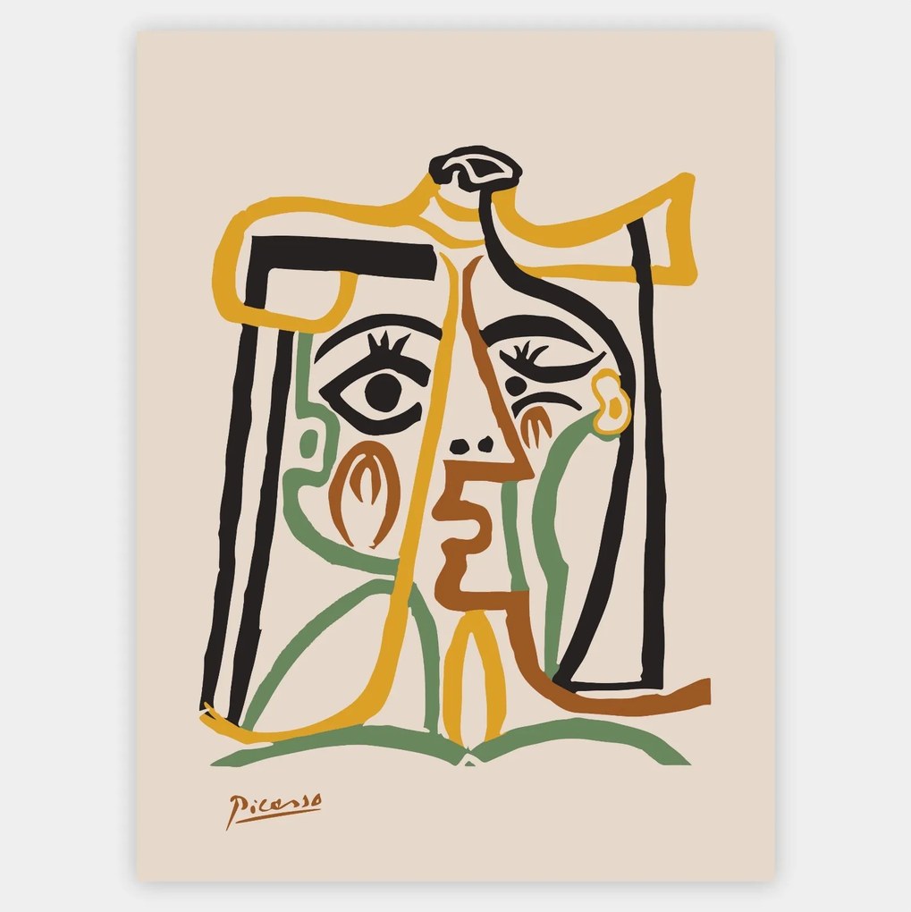 Plagát Hlava ženy | Pablo Picasso