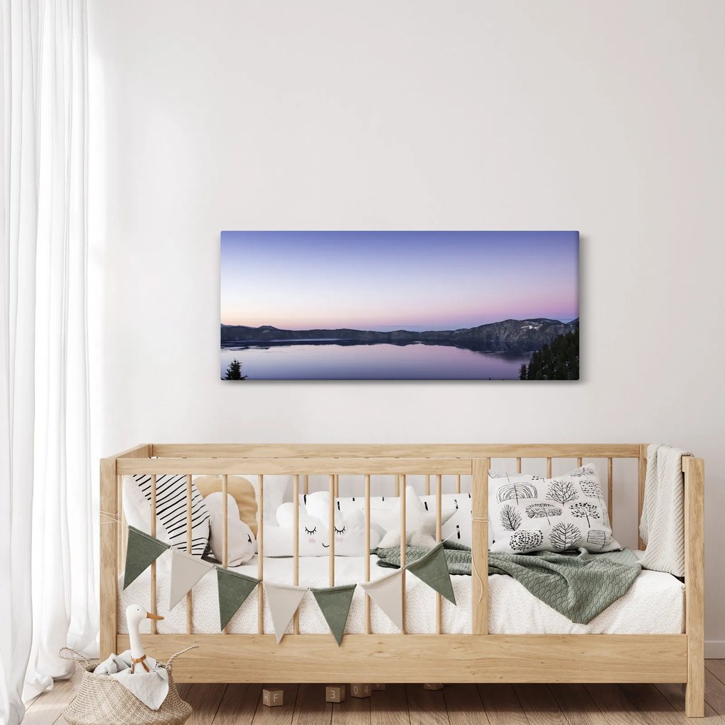 Obraz jazera (120x50 cm)