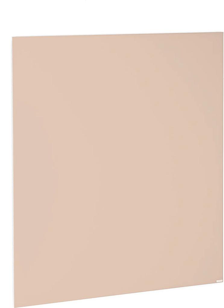 Sklenená magnetická tabuľa Stella, 1000x1000 mm, pastelová ružová