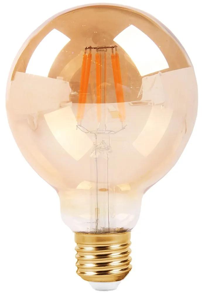 DekorStyle Žárovka LED- dekorativní kulatá