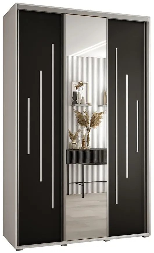 Skriňa 45 Canaris 13 150 biela/čierna/silver