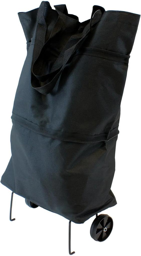 APT Nákupná taška na kolieskach 48x27cm čierna, AG392B