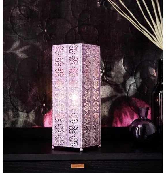 Markslöjd 108224 - Stolná lampa AGRA 1xE14/18W/230V fialová