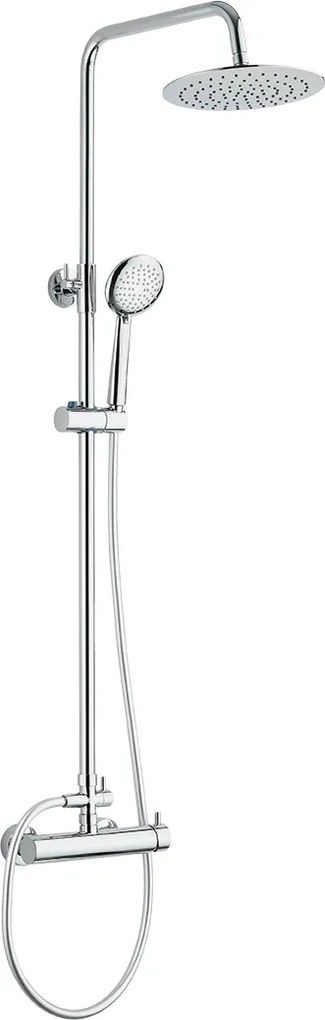 Kuchinox Nortes, nástenný sprchový stĺp s batériou, chrómová, LAV-PKN_00OB