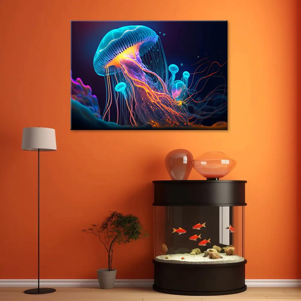 Gario Obraz na plátne Majestátna medúza Rozmery: 60 x 40 cm