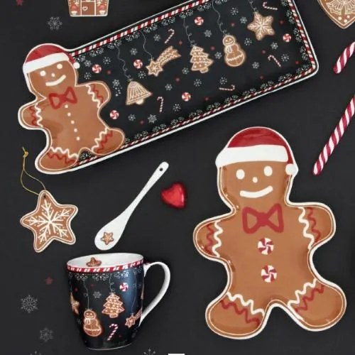 Gingerbread podnos perníček, 17 x 25 cm