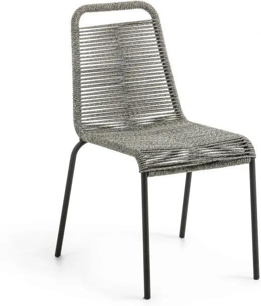 GLENVILLE stolička, Farba sivá