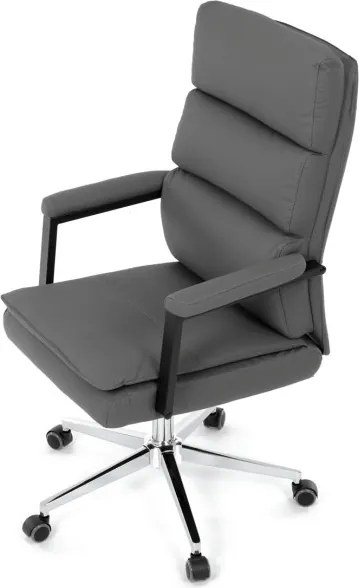 Kancelárska stolička sivá KA-D8104 GREY