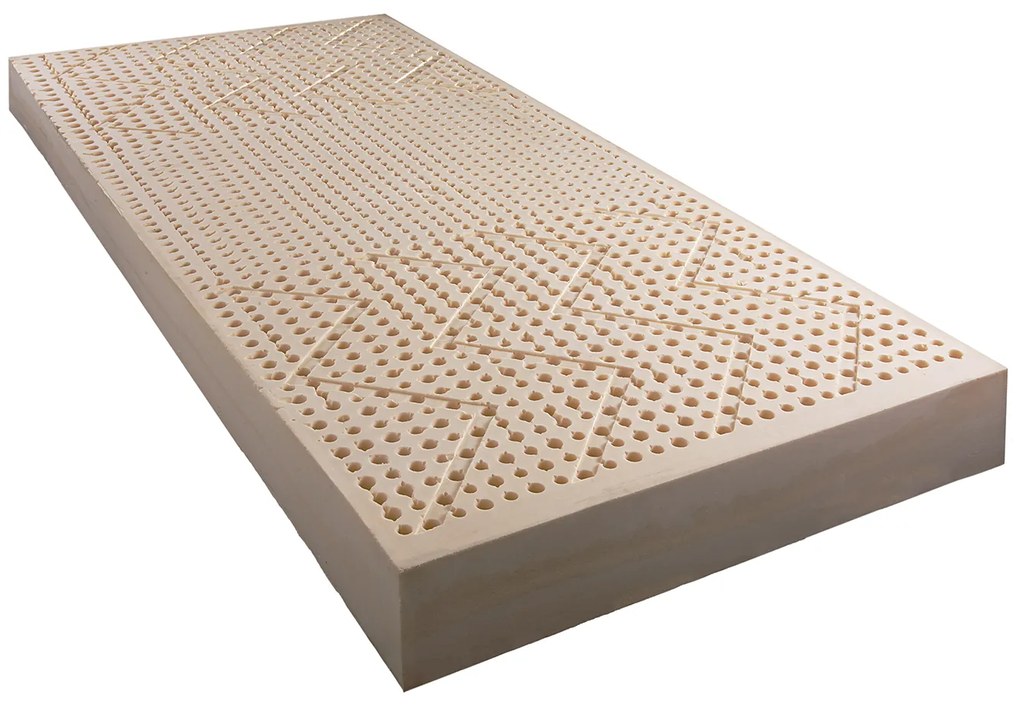 Novaya Latexový matrac EKO 100% prírodný (multizónový) Rozmer: 195x90, Poťahová látka: Medicott Silver (prémiový poťah), Tvrdosť matraca: Stredne Tvrdý (72-77 kg/m3)