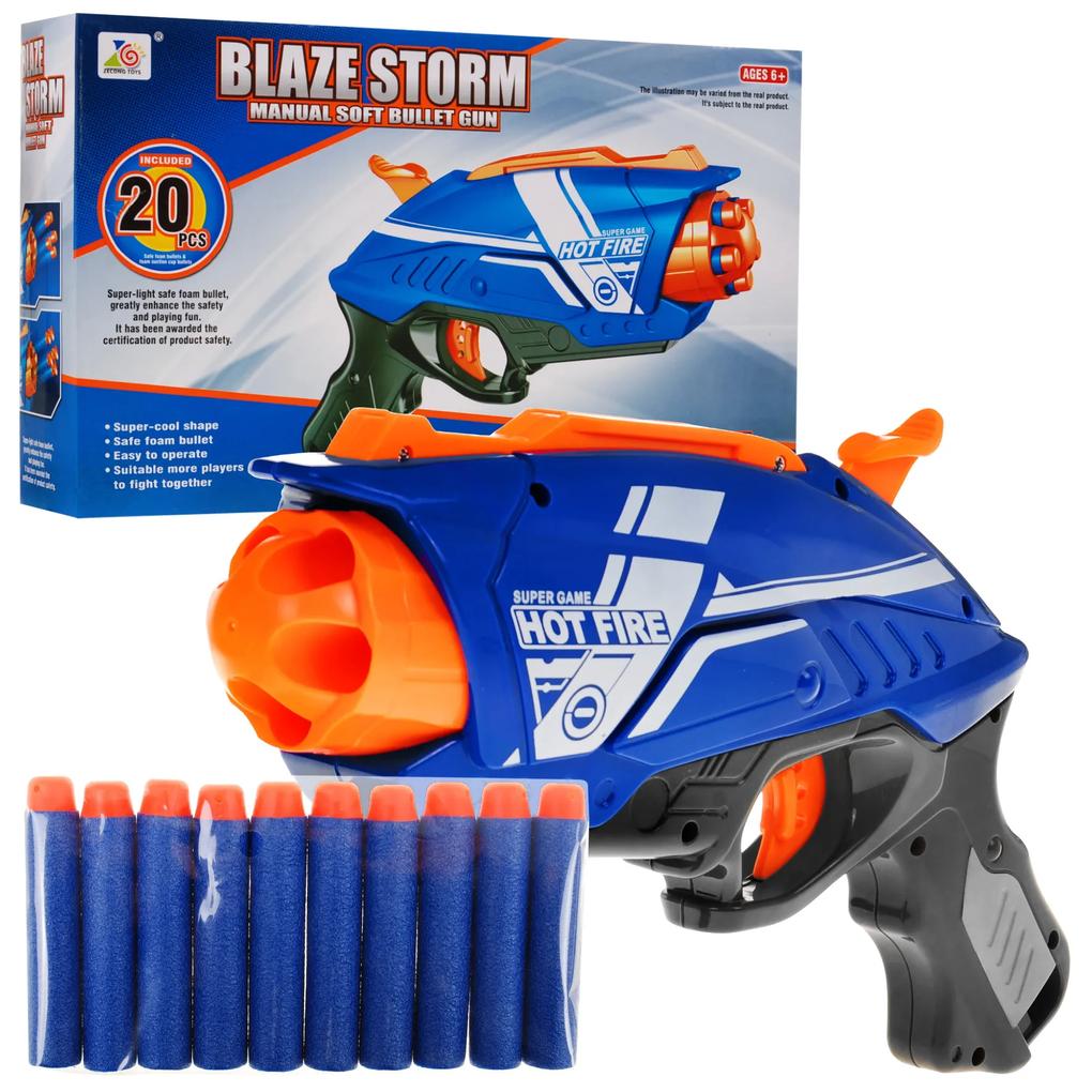 RAMIZ Manuálna detská zbraň Blaze Storm + 20 nábojov ZMI.ZC7063