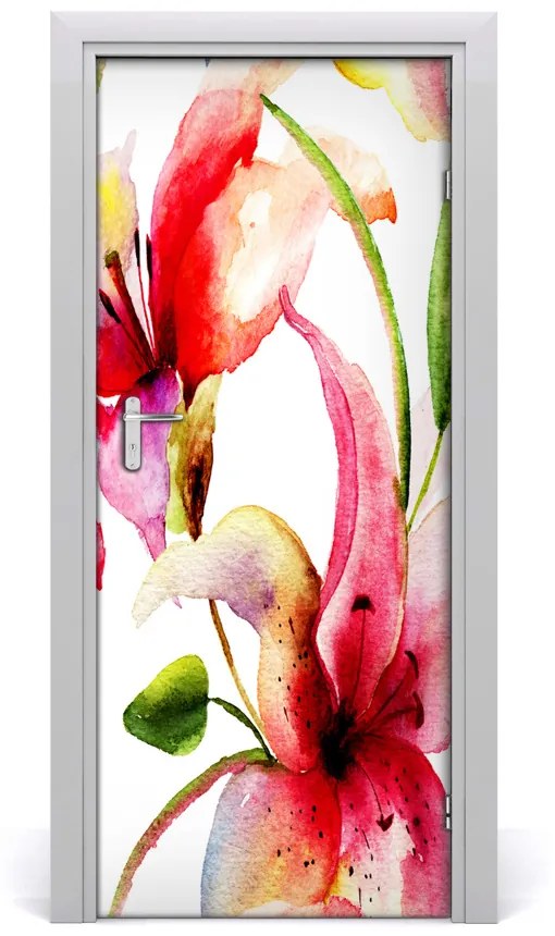 Fototapeta samolepiace kvety ľalie 75x205 cm