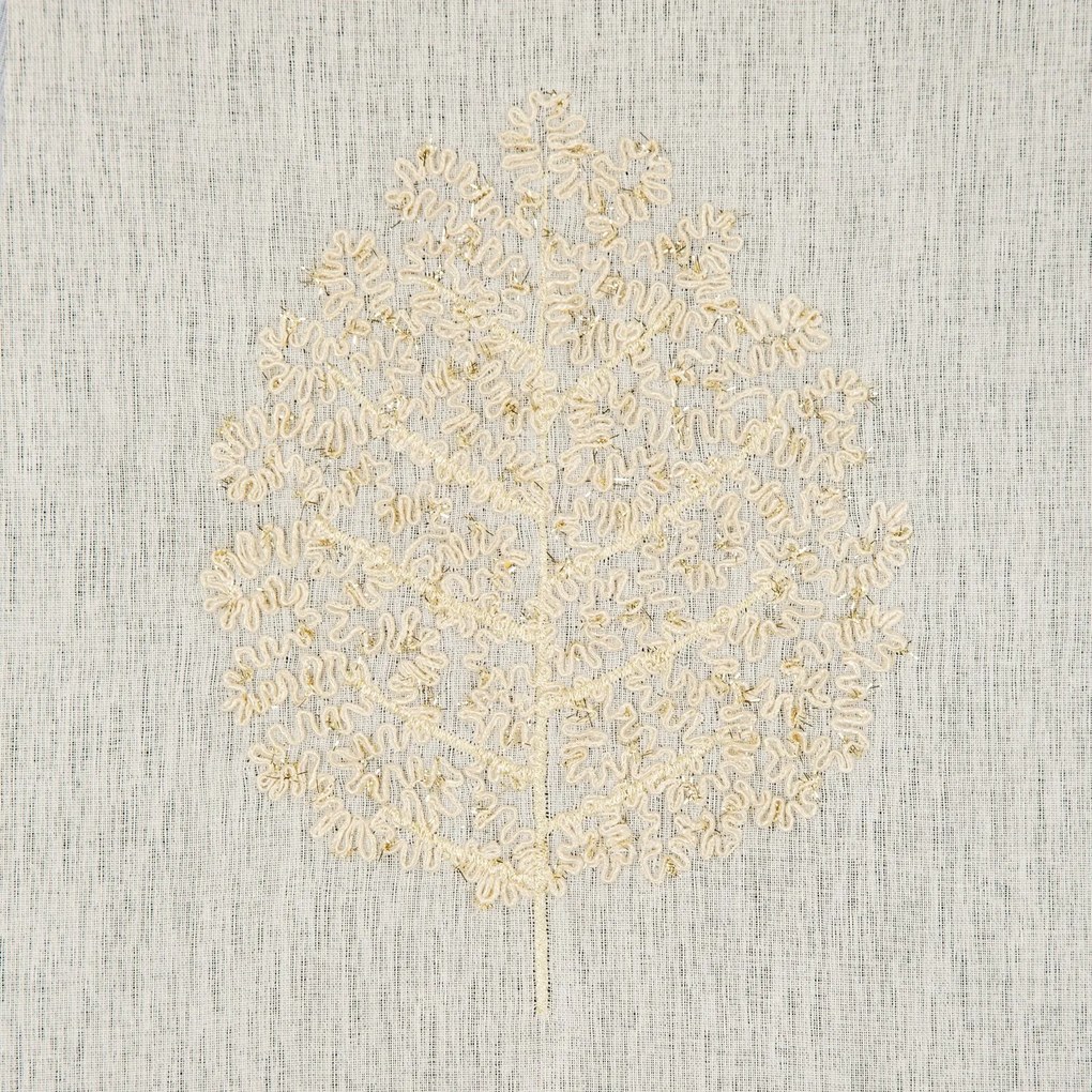 ZÁCLONA NA KRÚŽKOCH SABINA 140X250 CM LISTY