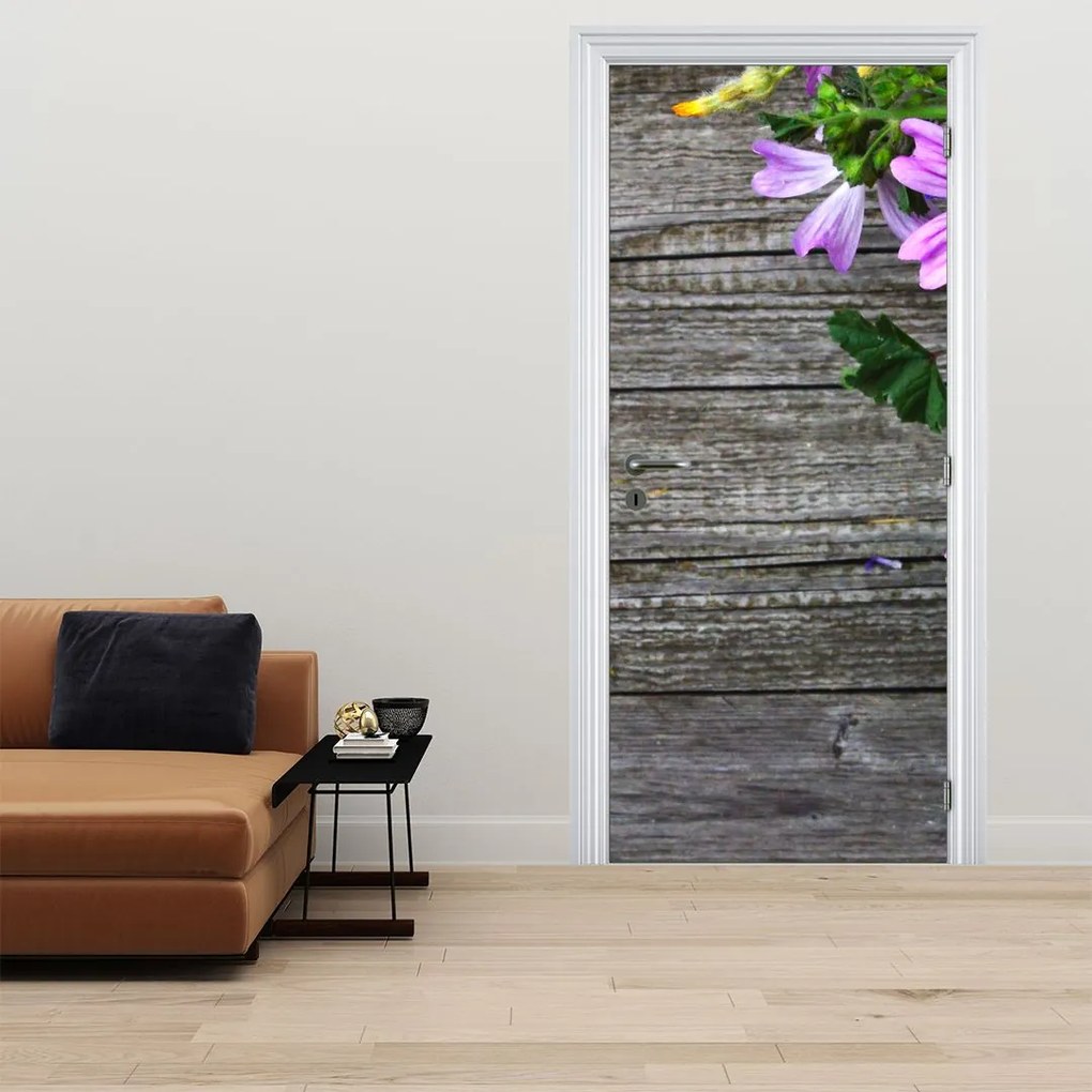 Fototapeta na dvere - Lúčne kvety (95x205cm)