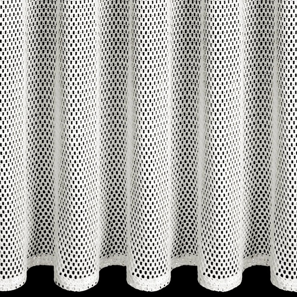 ZÁVES NA PÁSKE GABBY 140X270 CM BIELA