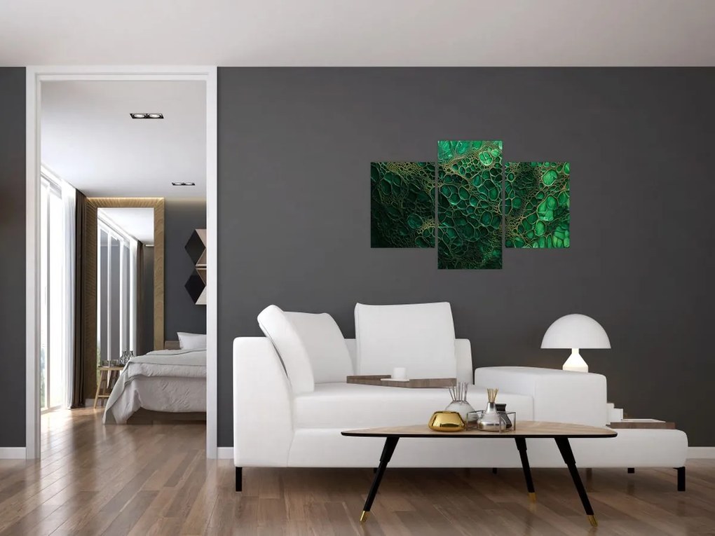 Obraz - Zelený mikroskopický záber (90x60 cm)