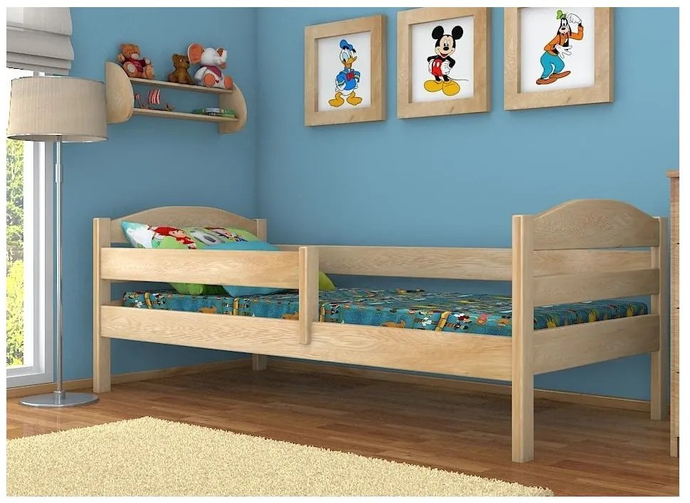 MAXMAX Detská posteľ z masívu 160x70cm bez šuplíku - DP017