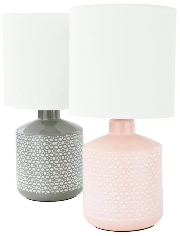 Stolná lampa, biela/sivá, OFRED