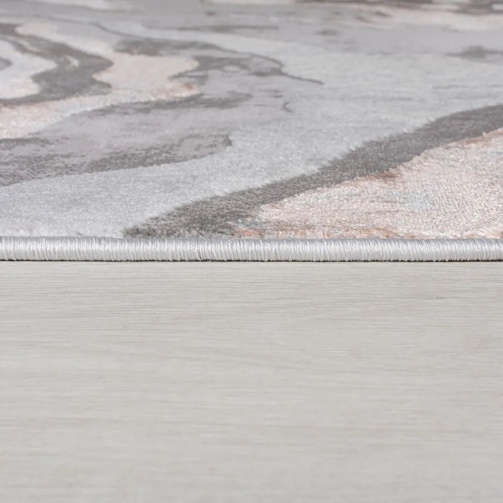 Flair Rugs, Behúň Eris Marbled Blush, 80x300, ružová, chodba / predsieň