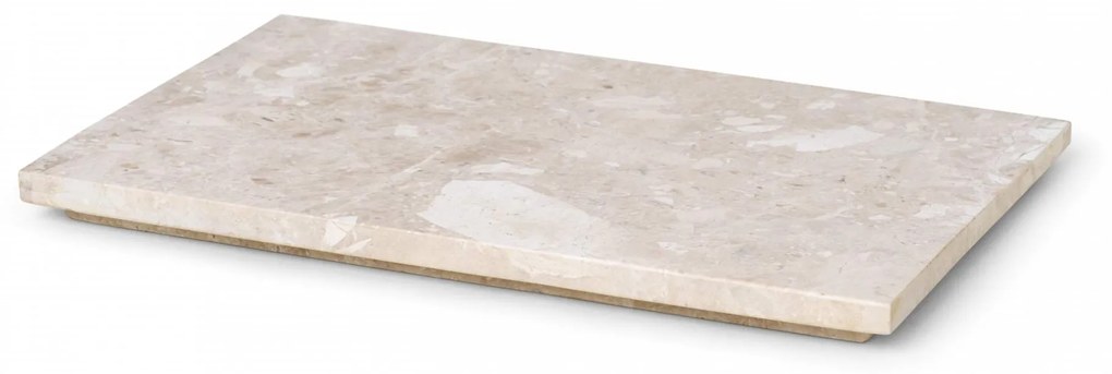 Ferm Living Mramorová tácka na Plant Box Beige