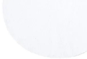 Koberec City Shaggy 500 biely kruh