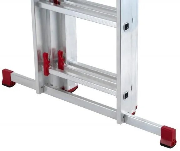 ALVE - ALVE Rebrík hliníkový trojdielny univerzálny 6608 HELPER HOBBY